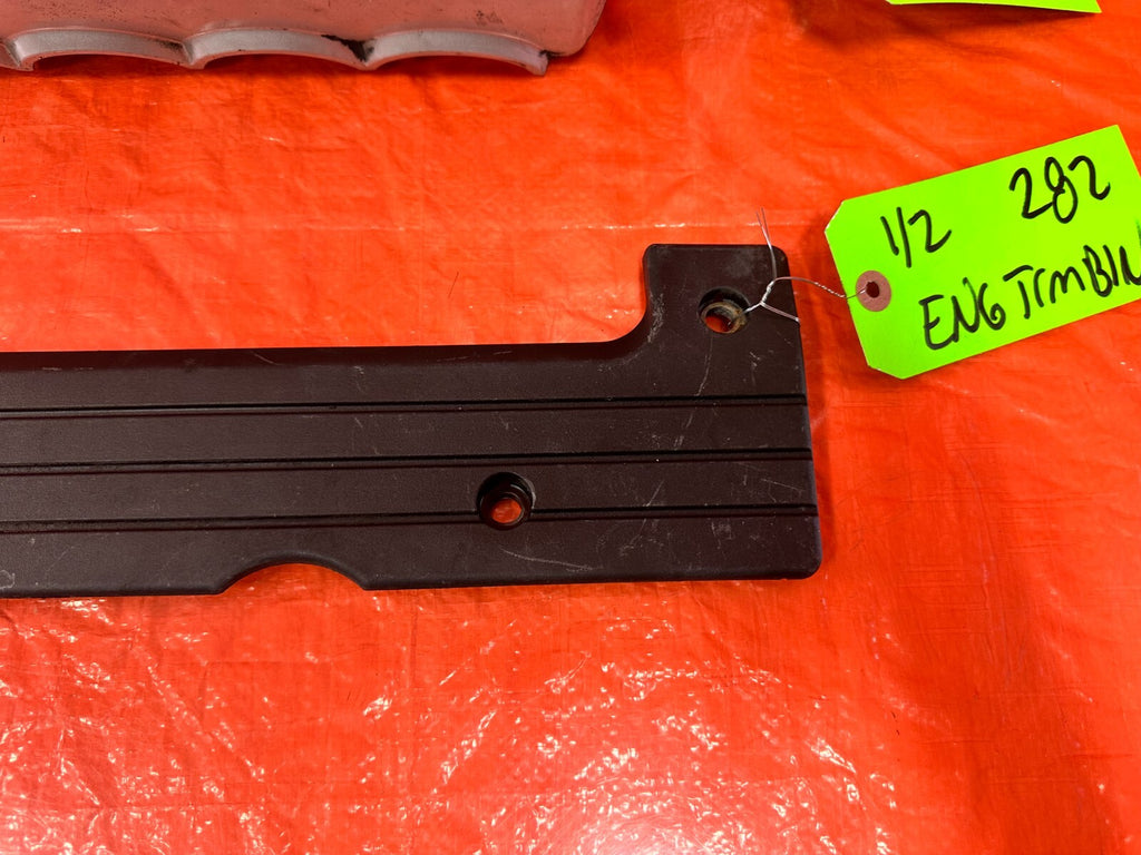 06 11 HONDA CIVIC SI K20Z3 INTAKE MANIFOLD & COIL PACK COVER PLASTIC TRIM #2826