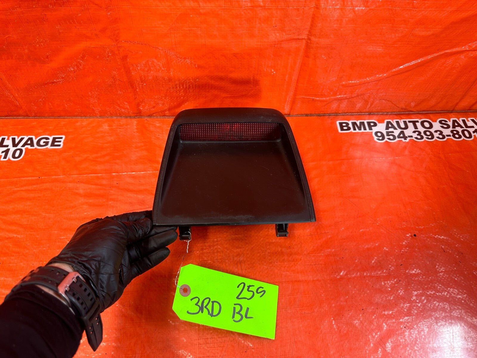 97 01 HONDA PRELUDE   THIRD 3RD BRAKE LIGHT HIGH MOUNT STOP LAMP   OEM #2590