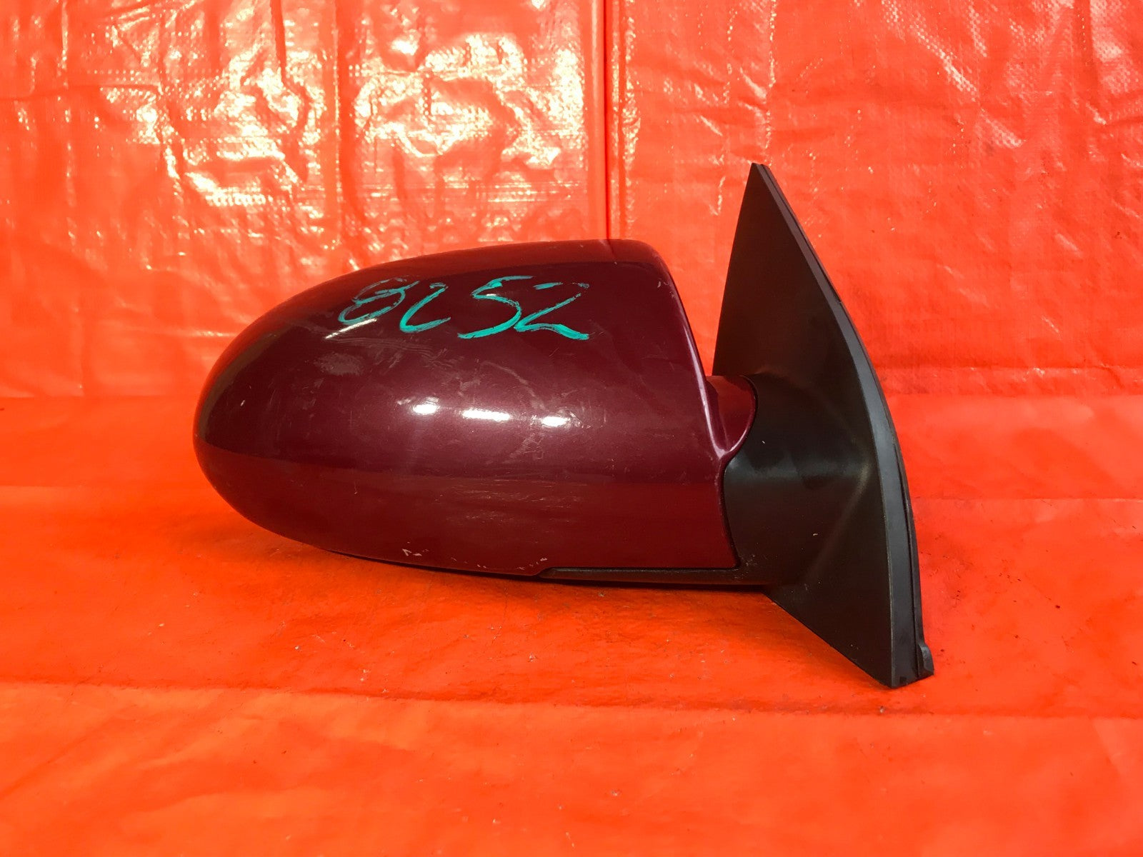 OEM 2007 07 HYUNDAI ACCENT SEDAN PASSENGER RIGHT SIDE VIEW MIRROR RED0