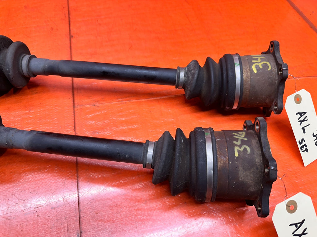 03-08 NISSAN 350Z 3.5L 6 SPEED MANUAL REAR AXLE DRIVE SHAFTS PAIR OEM #3465