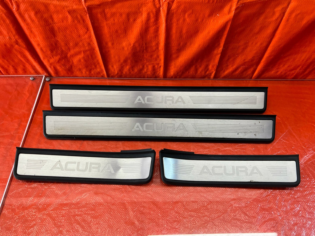 07 08 ACURA TL TYPE S FLOOR PILLAR SCUFF PLATE SET LEFT RIGHT FRONT REAR OEM 1060