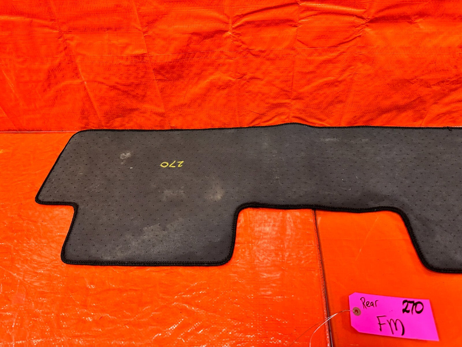 07 11 HONDA CIVIC SI SEDAN   REAR / BACK SEAT   FLOOR MAT RUG   OEM #27010