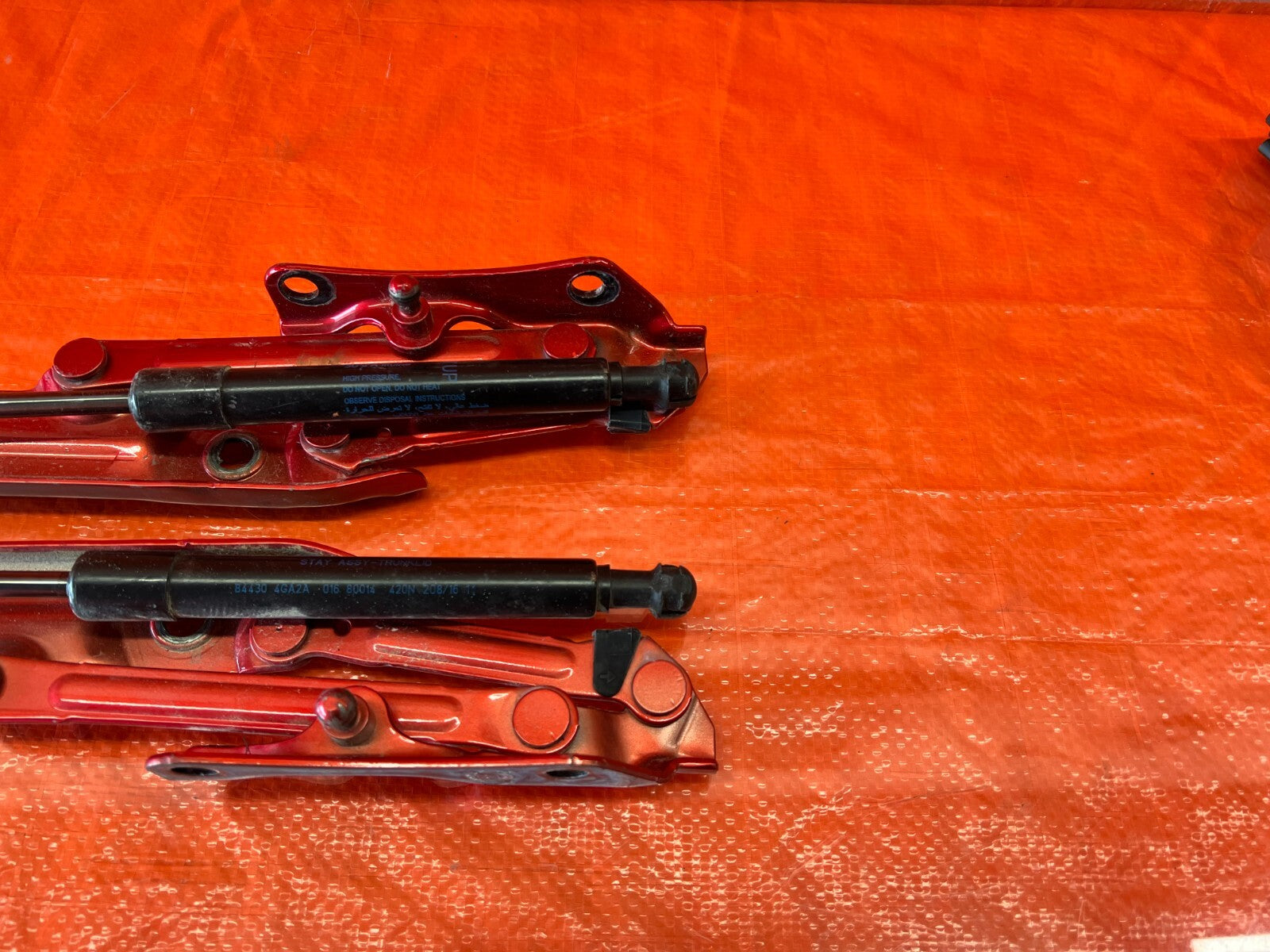 14 20 INFINITI Q50 & Q70   TRUNK HINGE SET   LEFT AND RIGHT HINGES W/ SHOCKS OEM4