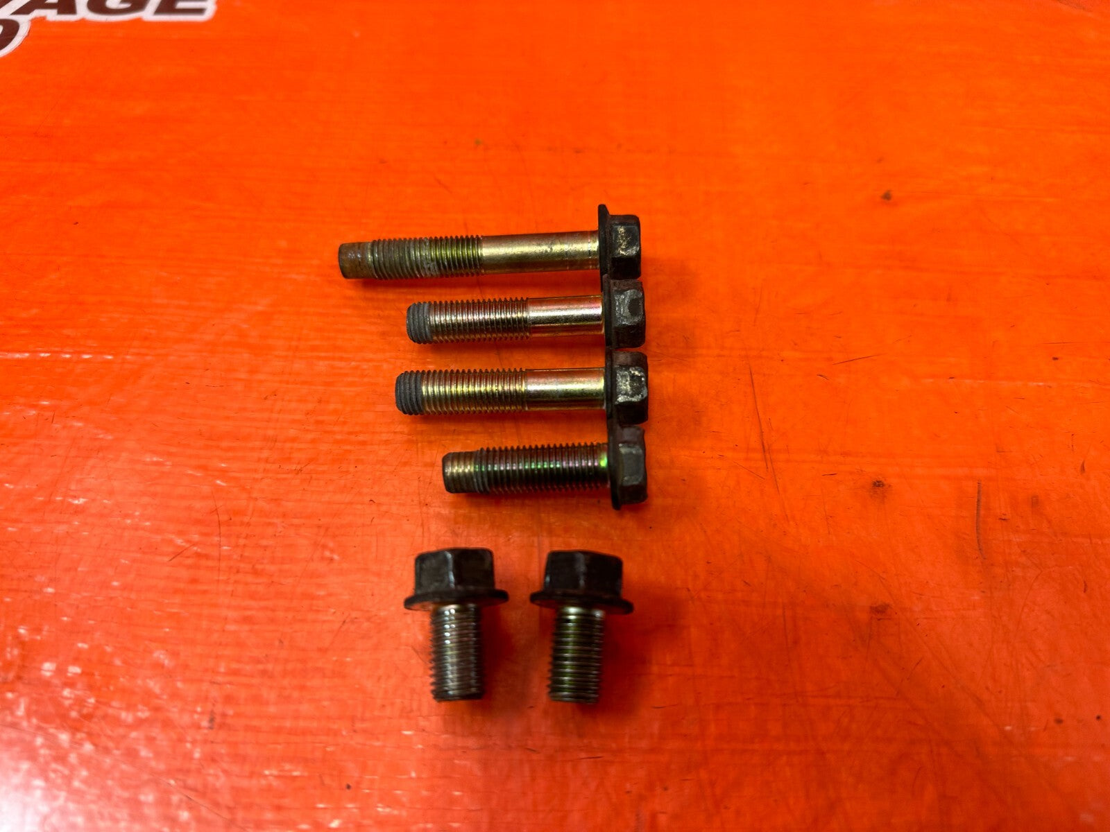 09 14 ACURA TSX   DRIVER LEFT ENGINE MOTOR MOUNT BOLTS HARDWARE   OEM #2550