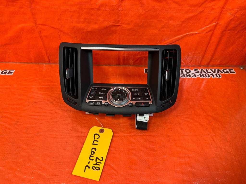 2008 INFINTI G37 COUPE S SPORT   NAVIGATION AND PHONE CONTROL UNIT   OEM #24810