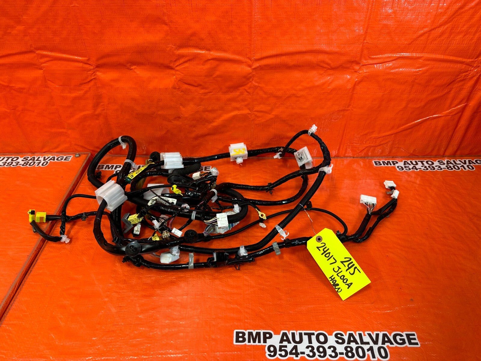 2008 08 INFINITI G37 2D COUPE   BASE   SUB WIRE HARNESS WIRING LOOM   OEM #2450