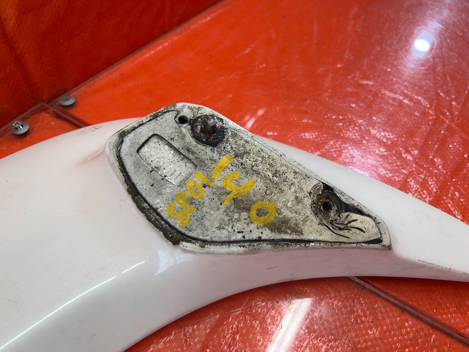 02 06 ACURA RSX BASE & TYPE S   OPTIONAL REAR SPOILER WING WHITE OEM #14011