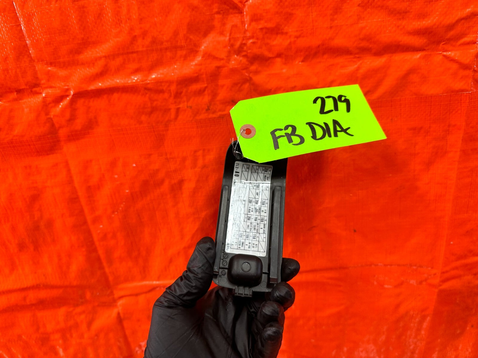09 14 ACURA TSX   FUSE DIAGRAM   OEM #2792