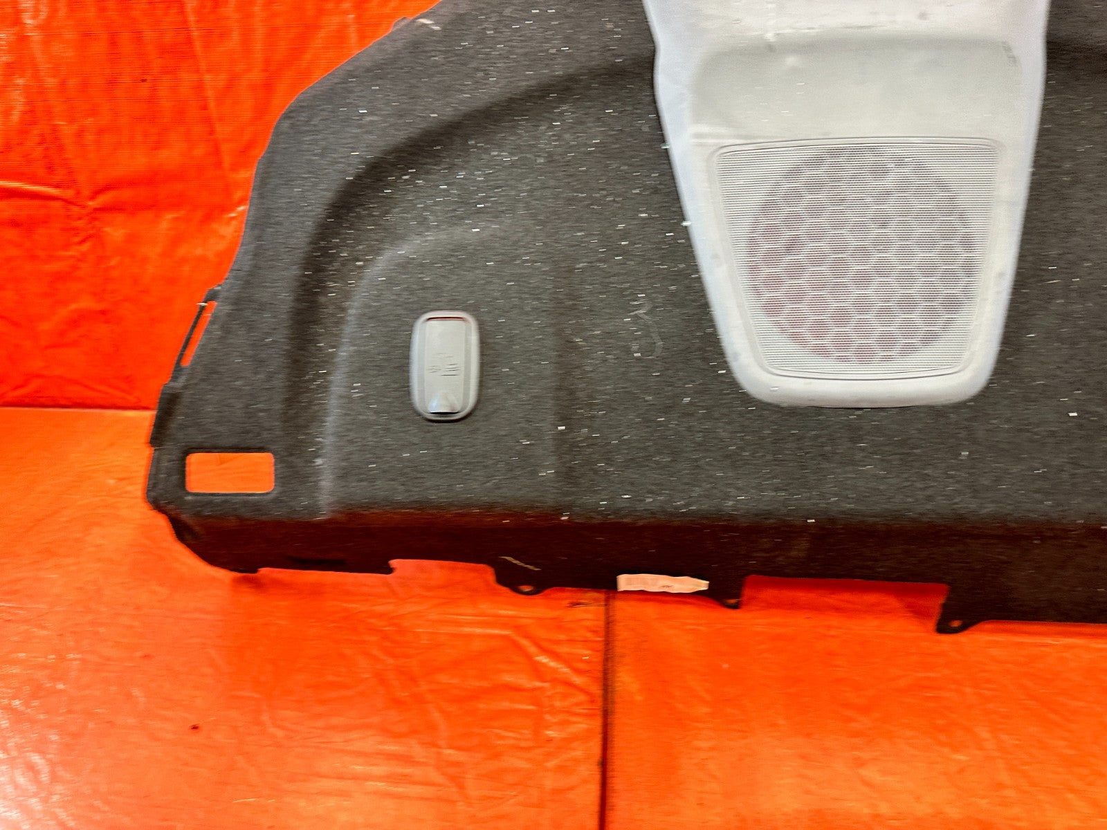 10 16 HYUNDAI GENESIS COUPE   REAR SPEAKER COVER TRAY LINER TRIM   W/ SUB 3265
