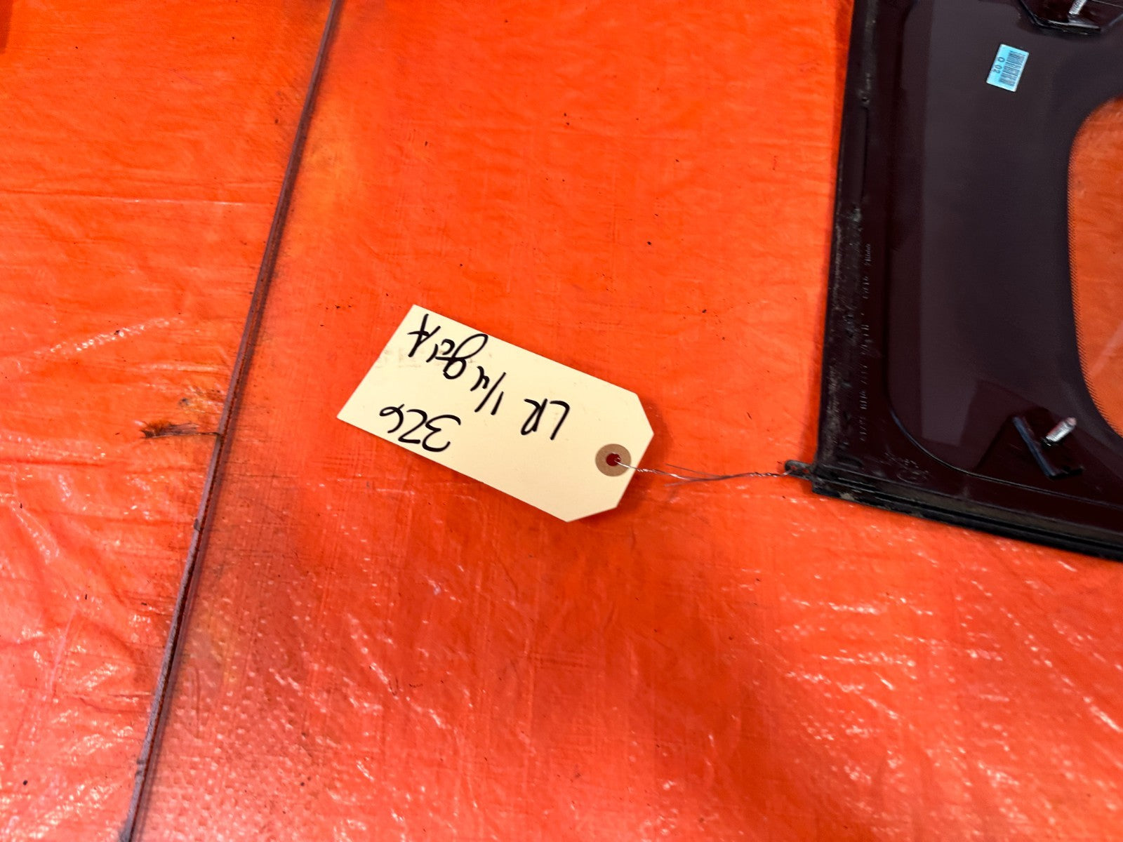 10 16 HYUNDAI GENESIS COUPE DRIVER LEFT REAR 1/4 QUARTER GLASS WINDOW #3267