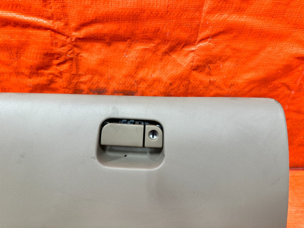 97 01 HONDA PRELUDE   GLOVE BOX DASH BOARD TRIM PANEL   TAN   OEM #3236