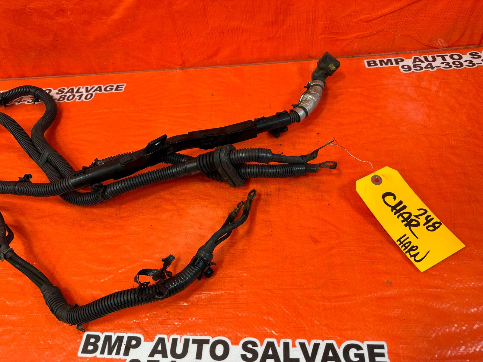 08 10 INFINITI G37 SPORT S COUPE    POSITIVE BATTERY TERMINAL CHARGE HARNESS 2484