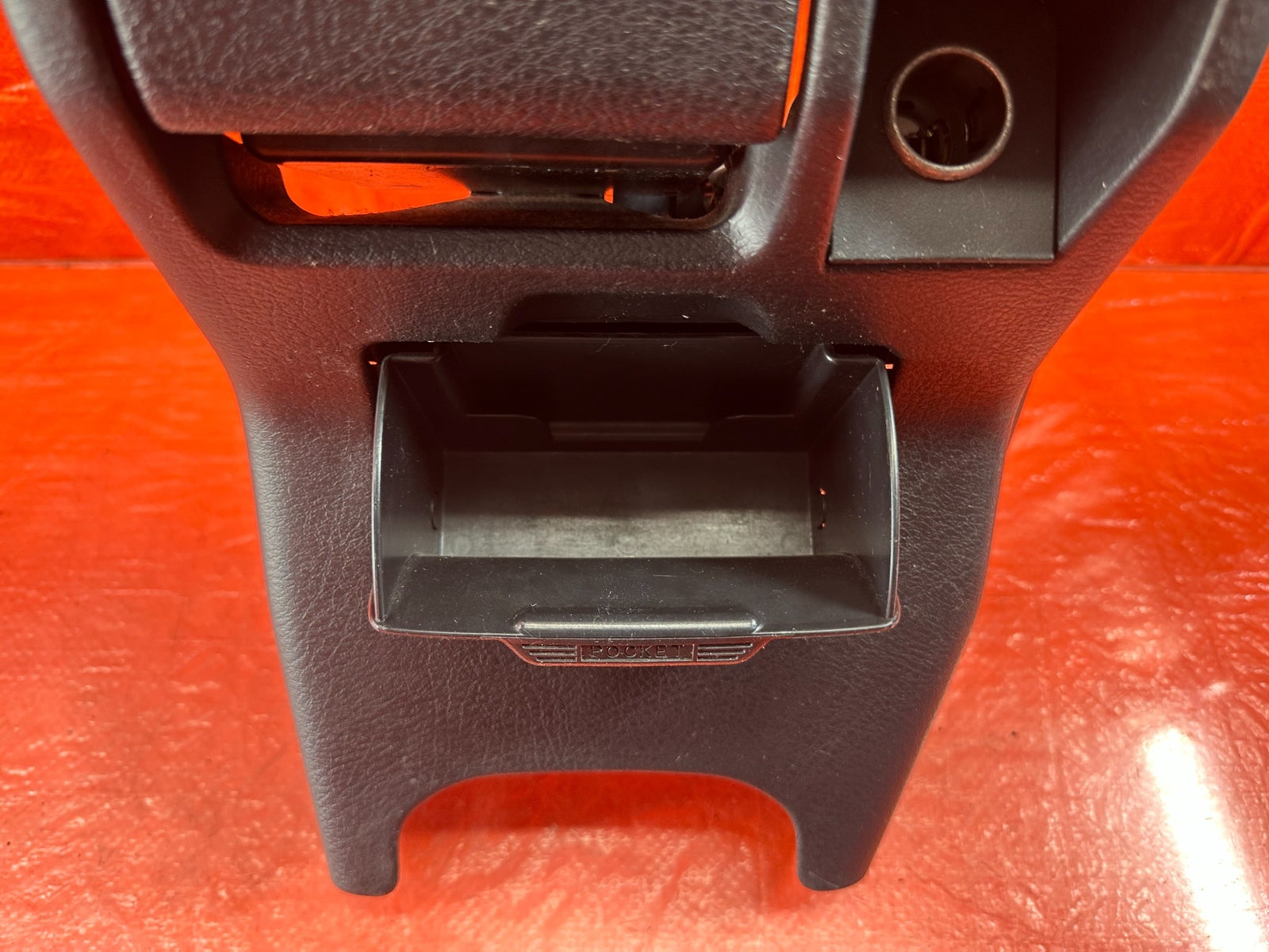 92 95 HONDA CIVIC HATCH DASHBOARD CENTER CONSOLE STORAGE ASH TRAY BLACK OEM #19910