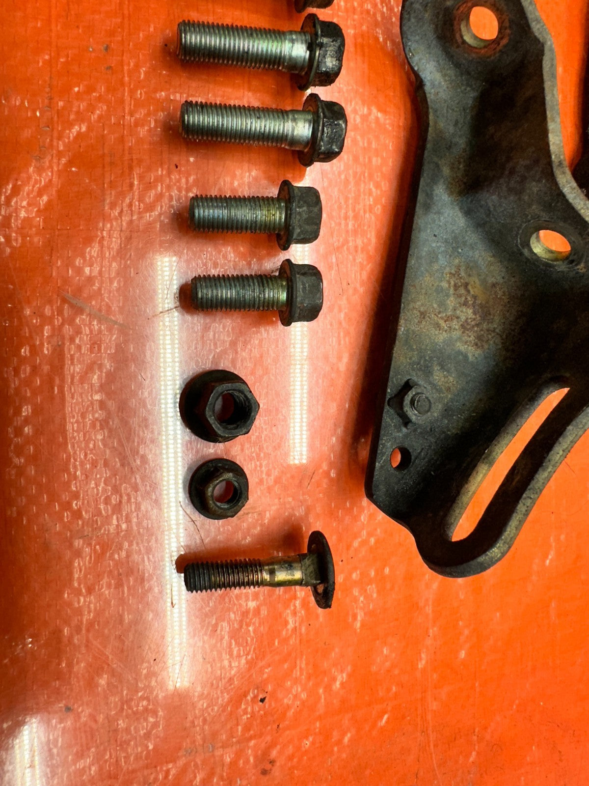 1994 2001 ACURA INTEGRA B18B1 ALTERNATOR MOUNT BRACKETS W/ BOLTS #3315