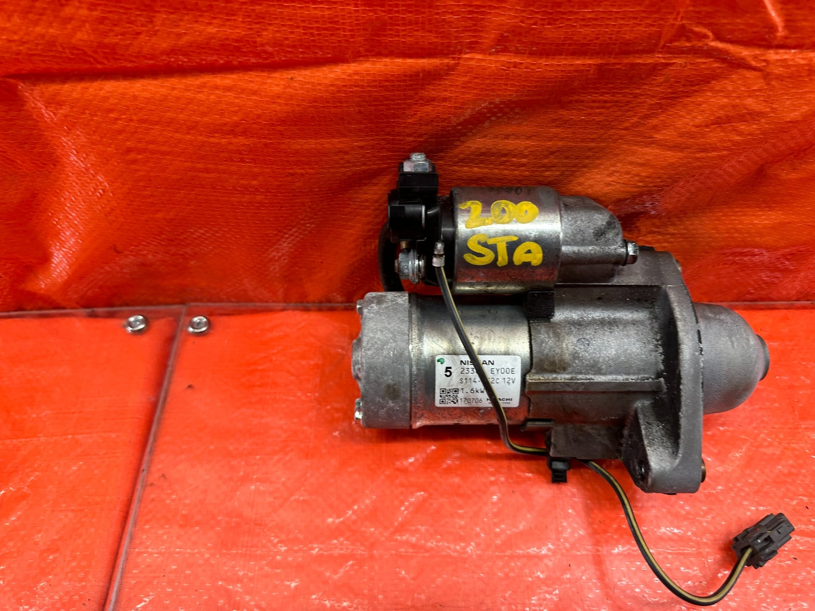 16 20 INFINITI Q50 Q60   RED SPORT 400   VR30DDTT RWD   STARTER MOTOR   OEM #2007