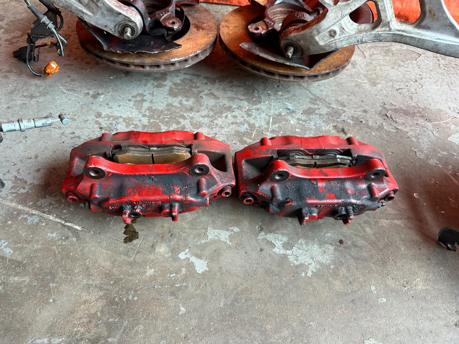 RSX HONDA INTEGRA DC5 TYPE R BREMBO SUSPENSION W/ ALUMINUM ARMS SPINDLES HUBS21