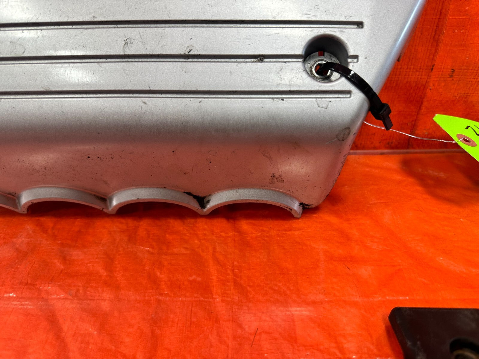 06 11 HONDA CIVIC SI K20Z3 INTAKE MANIFOLD & COIL PACK COVER PLASTIC TRIM #2823