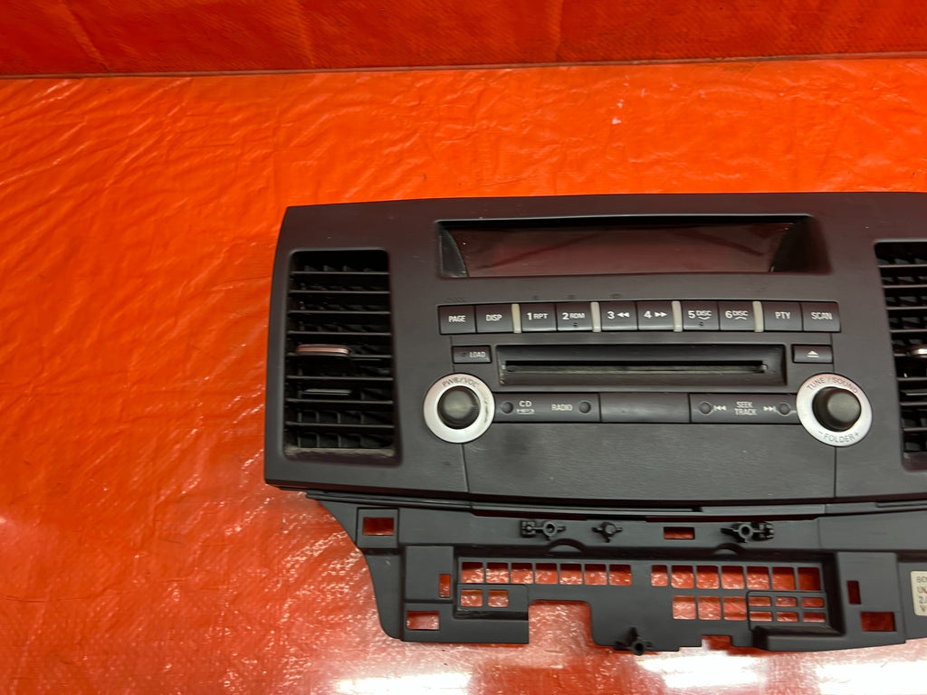 12 13 LANCER EVOLUTION X EVO 10   5 SPEED   RADIO STEREO FACE PLATE   OEM #17710