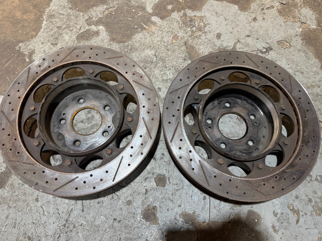 08 15 INFINITI G37 Q60   Z1 MOTOR SPORTS BRAND   2 PIECE ROTORS   REAR FITMENT9