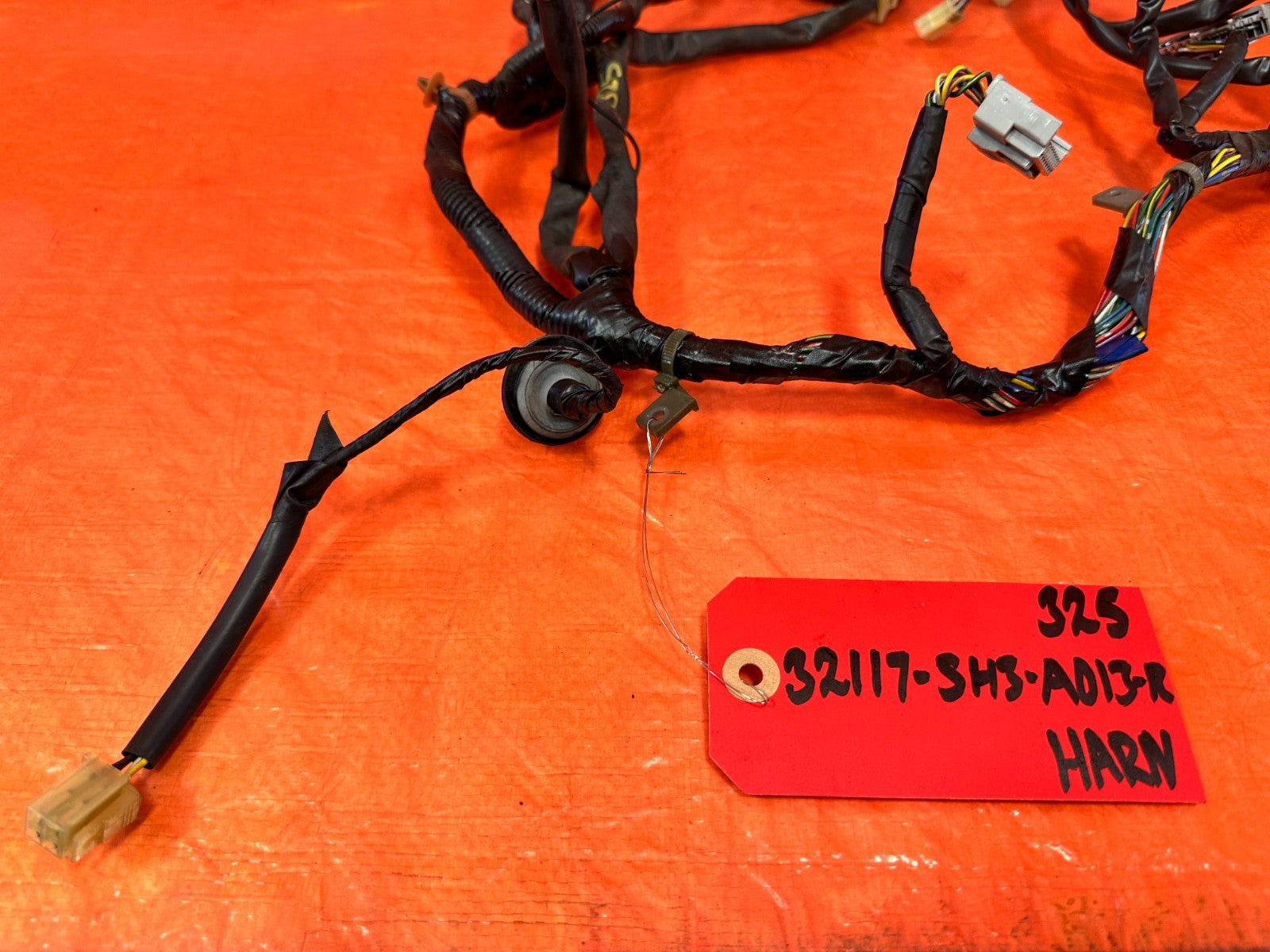 90 91 HONDA CIVIC SI 5 SPEED MANUAL GAUGE CLUSTER HARNESS 32117 SH3 A01 OEM #3254