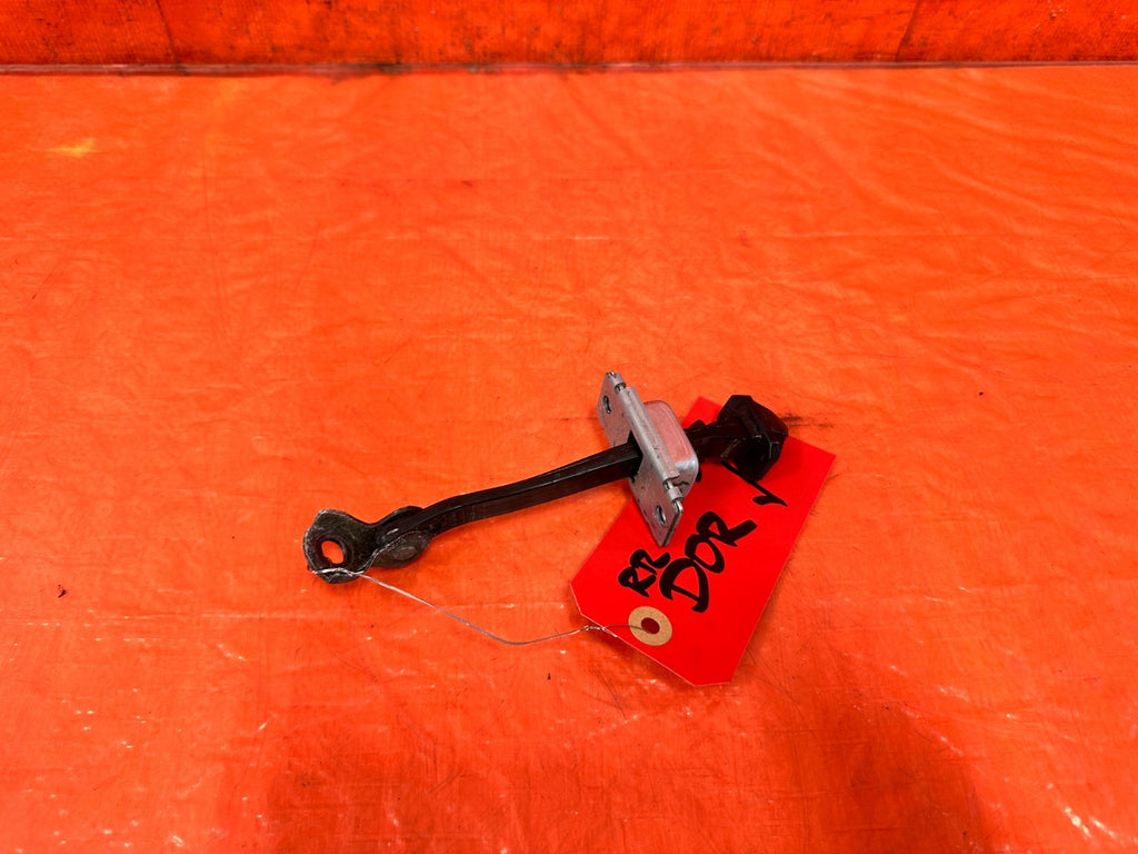09 11 MAZDA RX8 RX 8   PASSENGER REAR DOOR CHECKER HINGE ARM STOPPER   OEM 3031