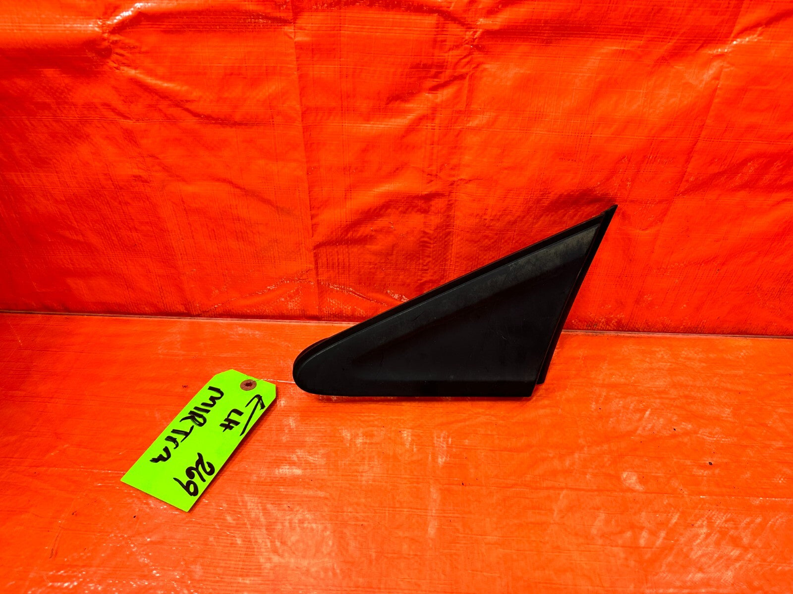 12 13 HONDA CIVIC 2D COUPE LEFT EXTERIOR MIRROR TRIM COVER PLASTICS GARNISH 2690