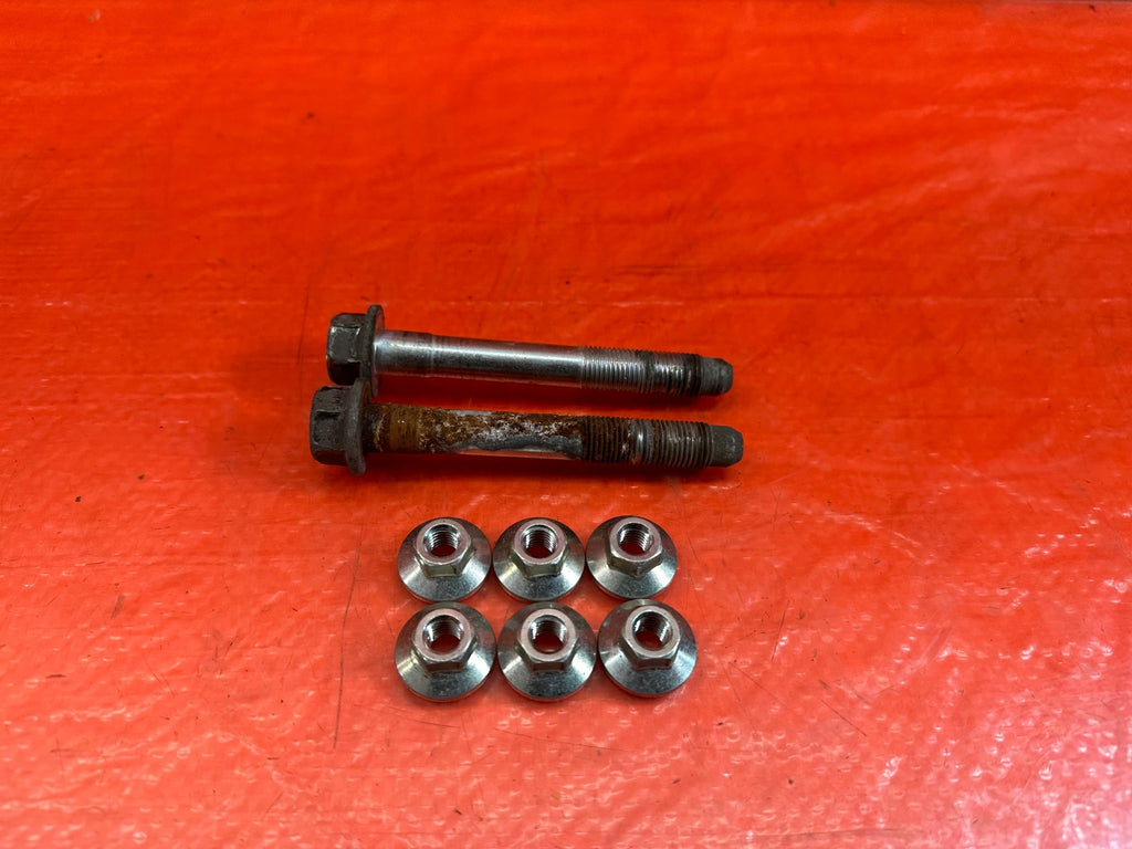 14 20 INFINITI Q50   REAR SHOCK ABSORBER SHOCKS BOLTS HARDWARE   OEM FACTORY 2150