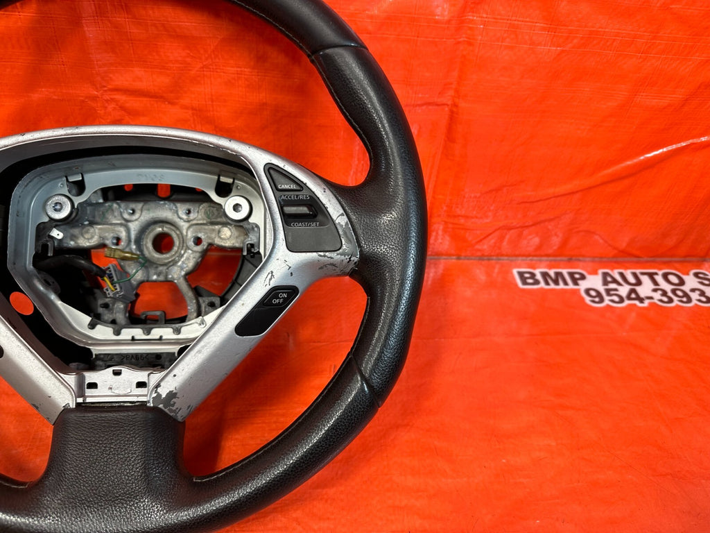 08 15 INFINITI G37 & Q60    2D COUPE  STEERING WHEEL   READ DESC   OEM #2455