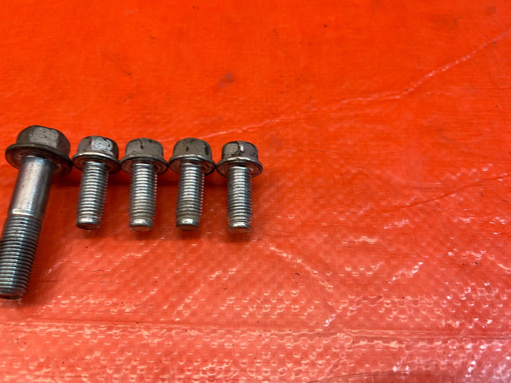 08 15 LANCER EVOLUTION X EVO 10   DRIVER LEFT MOTOR MOUNT BOLTS HARDWARE OEM 1754