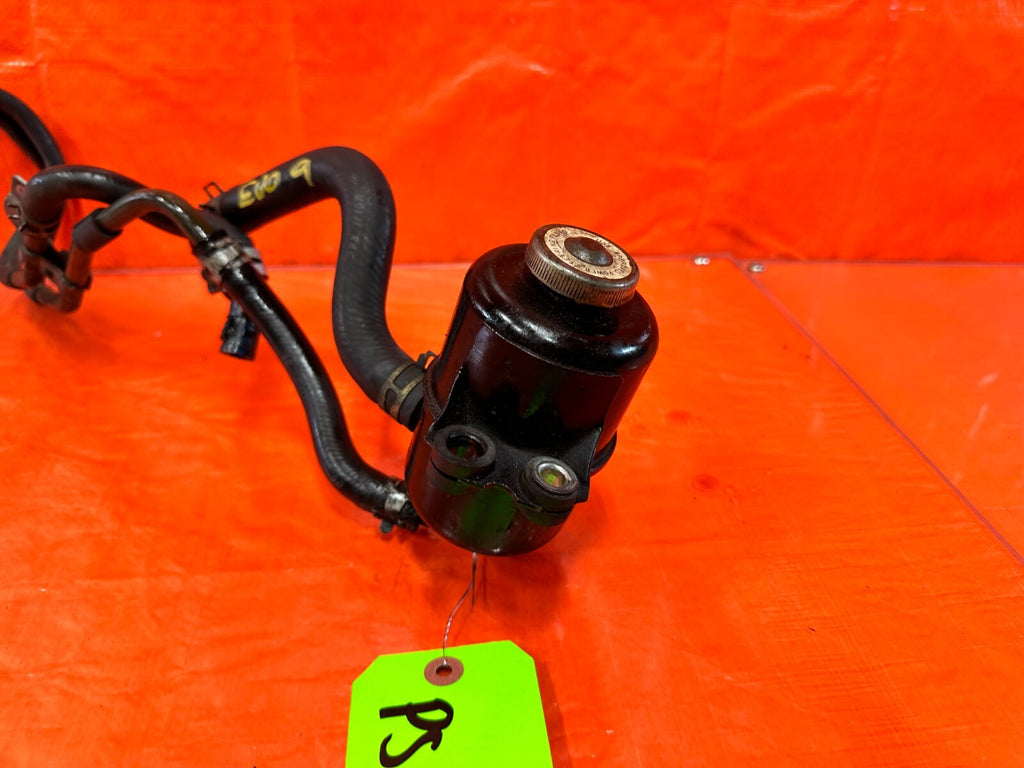 03 06 LANCER EVOLUTION VIII 8 EVO IX 9   POWER STEERING RESERVOIR TANK AND LINES6