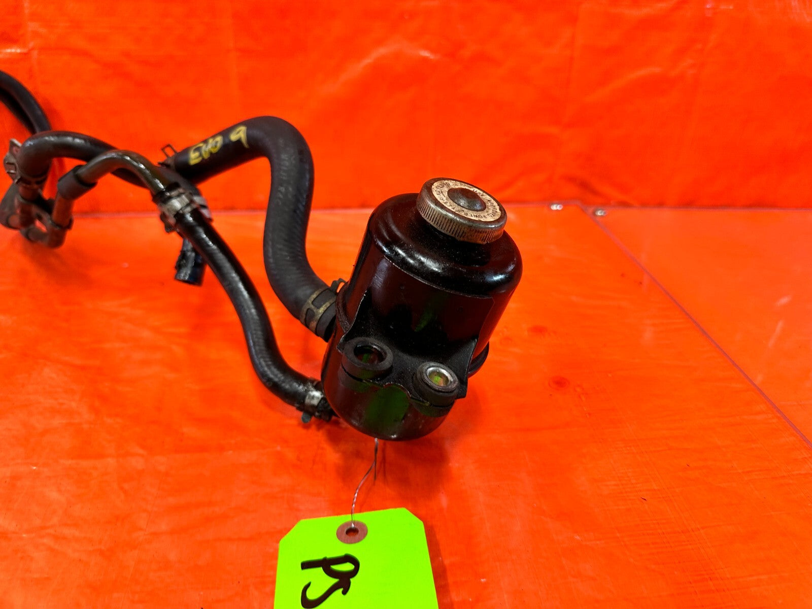 03 06 LANCER EVOLUTION VIII 8 EVO IX 9   POWER STEERING RESERVOIR TANK AND LINES6