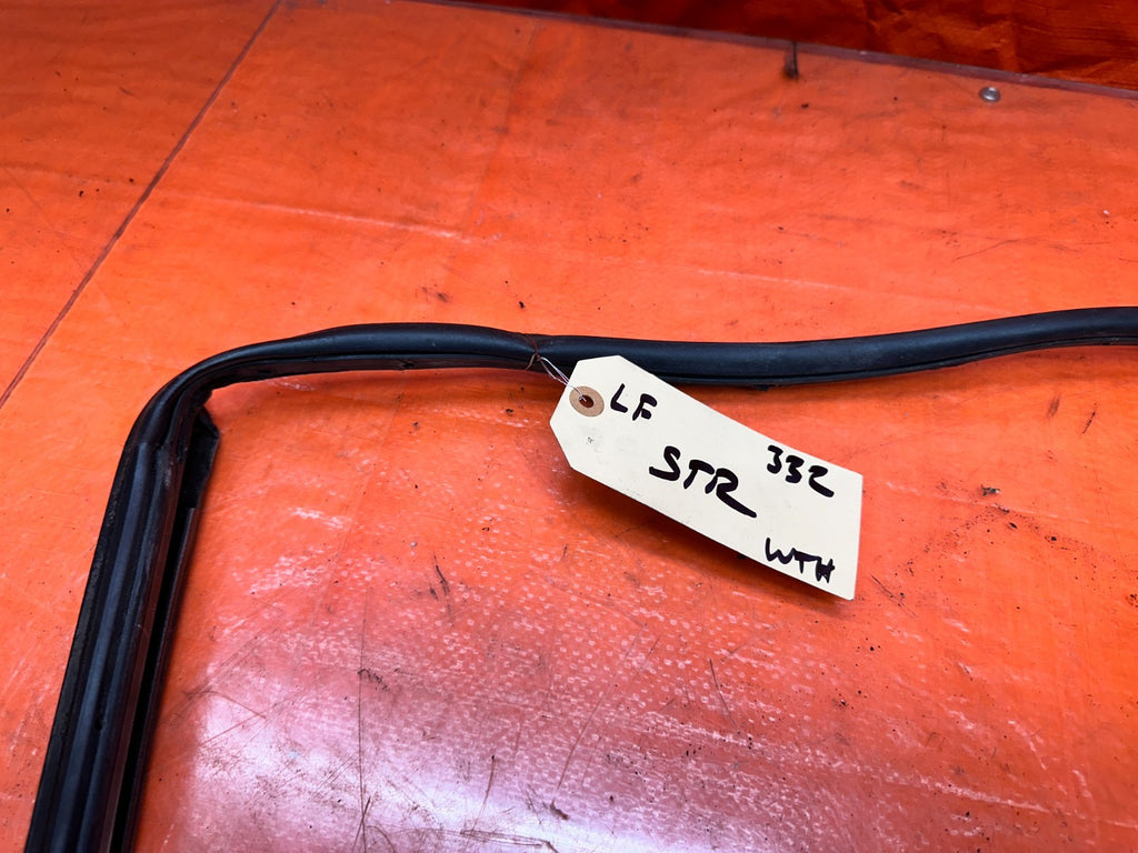 92 96 HONDA PRELUDE LEFT DRIVER DOOR WEATHERSTRIP OEM #3324