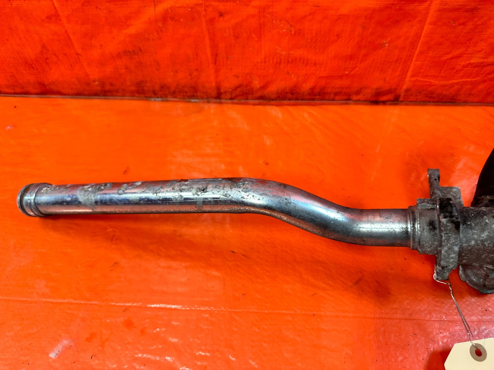 08 15 INFINITI G37 Q60 3.7L VQ37 REAR ENGINE WATER COOLANT PASSAGE PIPE #3297