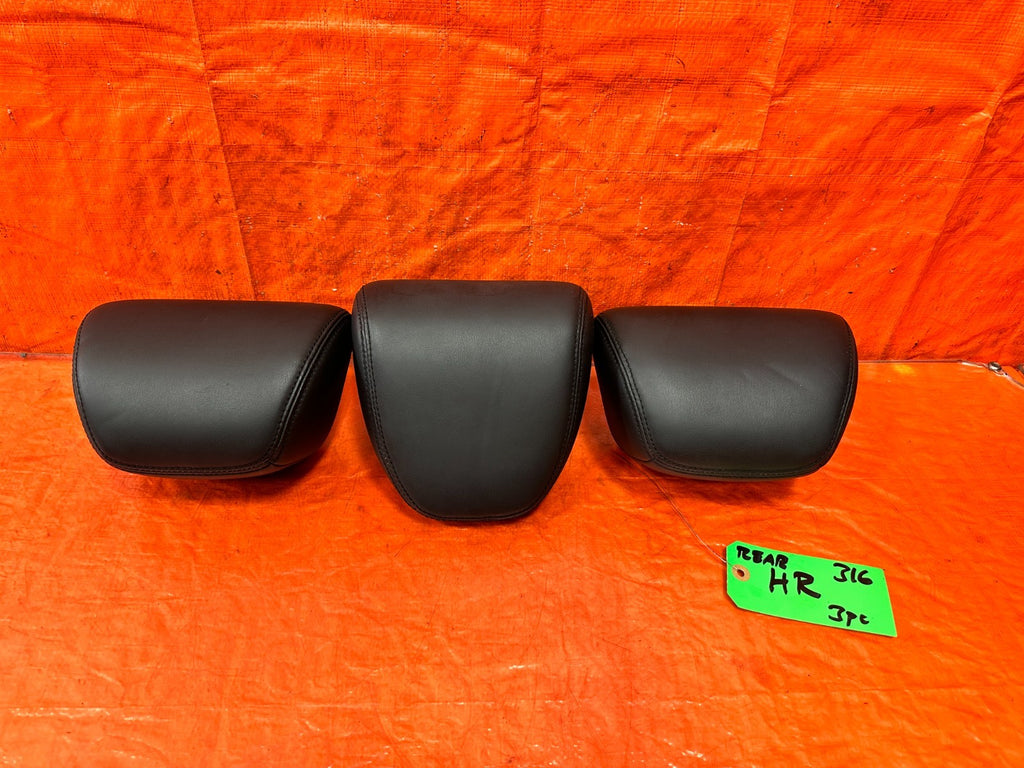 14 23 INFINITI Q50   REAR SEAT HEAD REST SET LEFT  CENTER RIGHT   OEM 3161