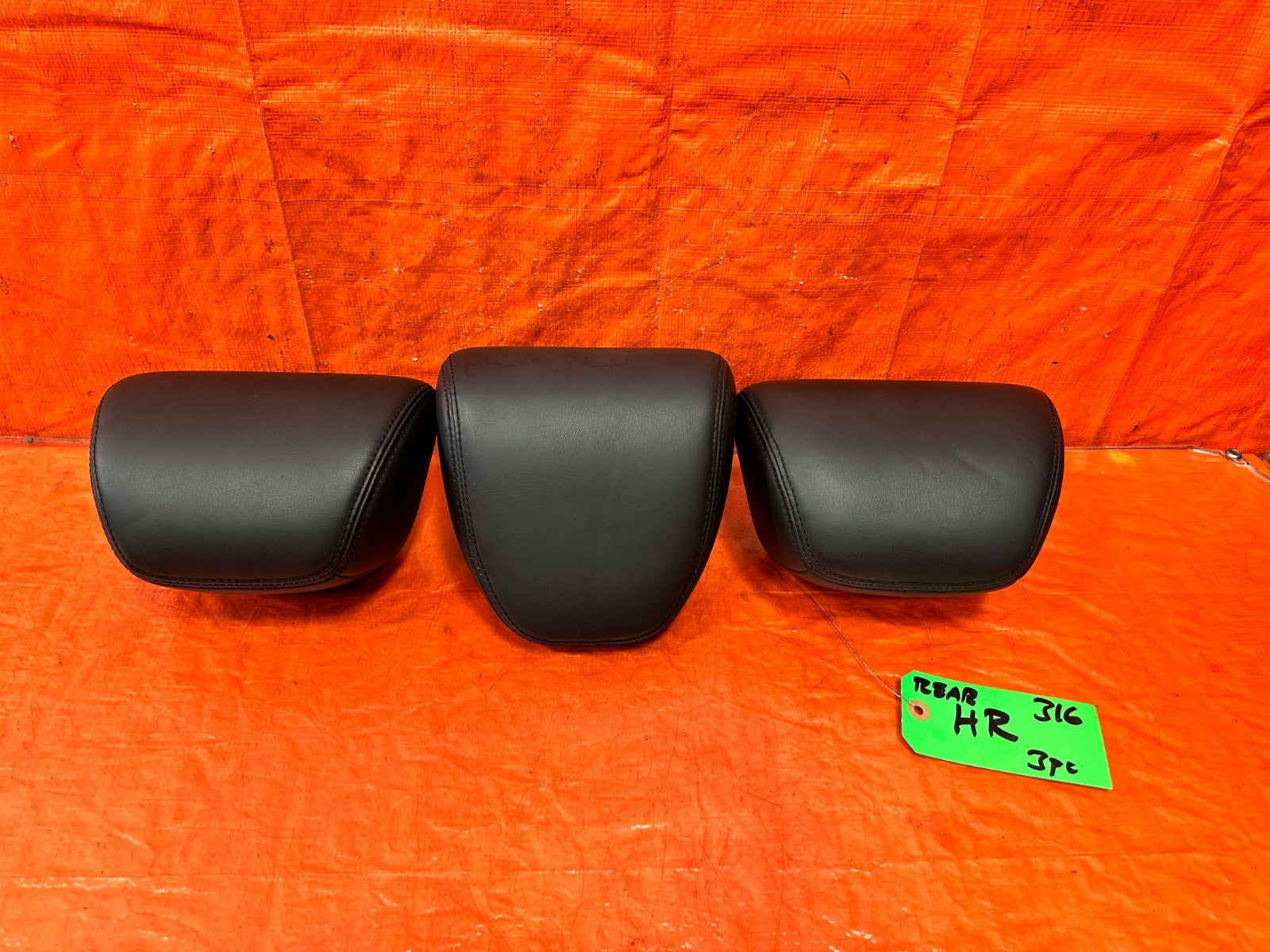 14 23 INFINITI Q50   REAR SEAT HEAD REST SET LEFT  CENTER RIGHT   OEM 3161