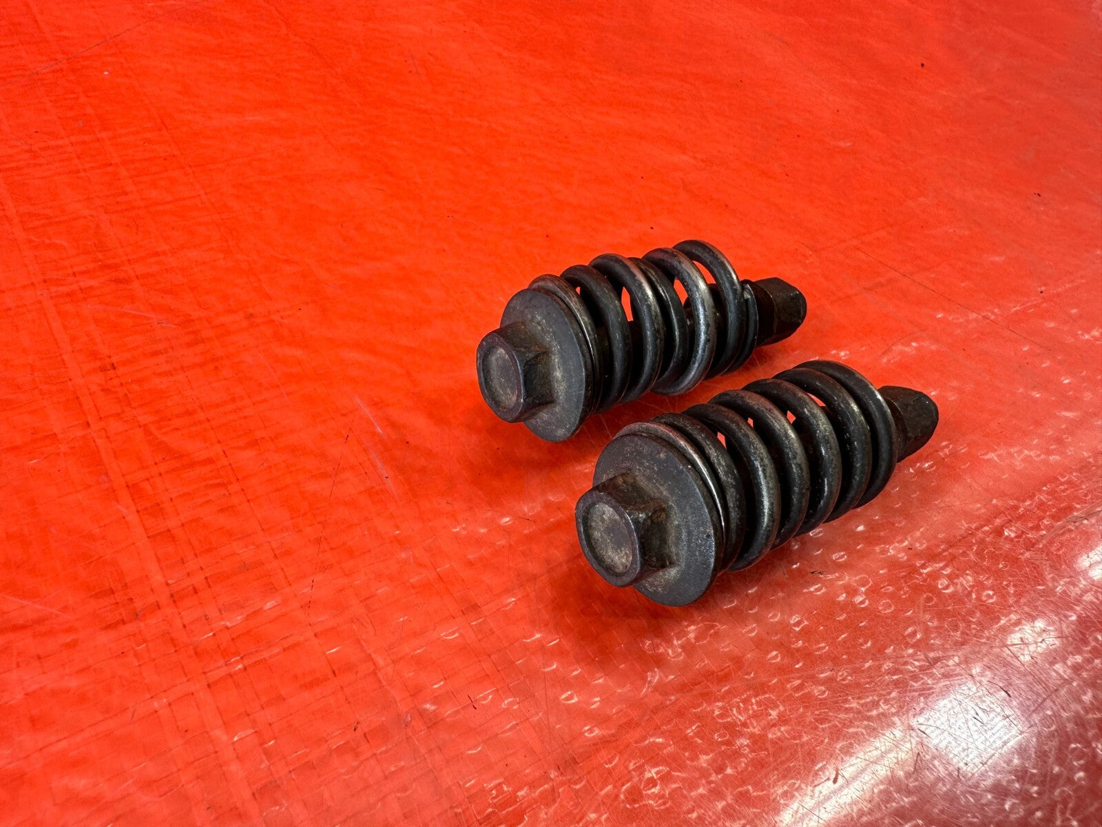 90 01 ACURA INTEGRA EXHAUST MANIFOLD FLANGE FLEXIBLE JOINT BOLTS & SPRINGS #EJ86