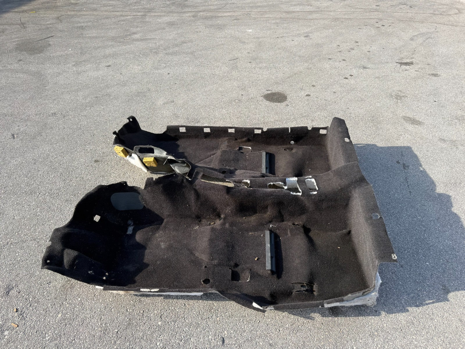 09 15 INFINITI G37 Q60 CONVERTIBLE INTERIOR FLOOR MAT FLOORING CARPET #3290