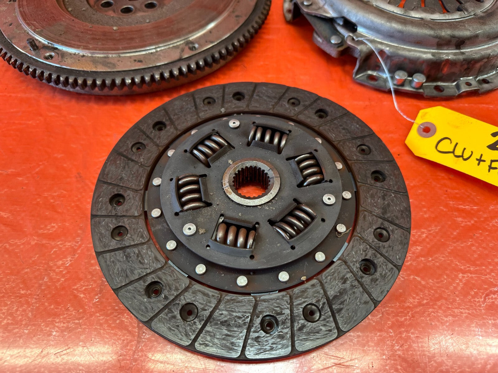 90 01 B16 B18 B20 B SERIES   CLUTCH AND FLYWHEEL SET UP   6 PUCK SPRUNG   #2261