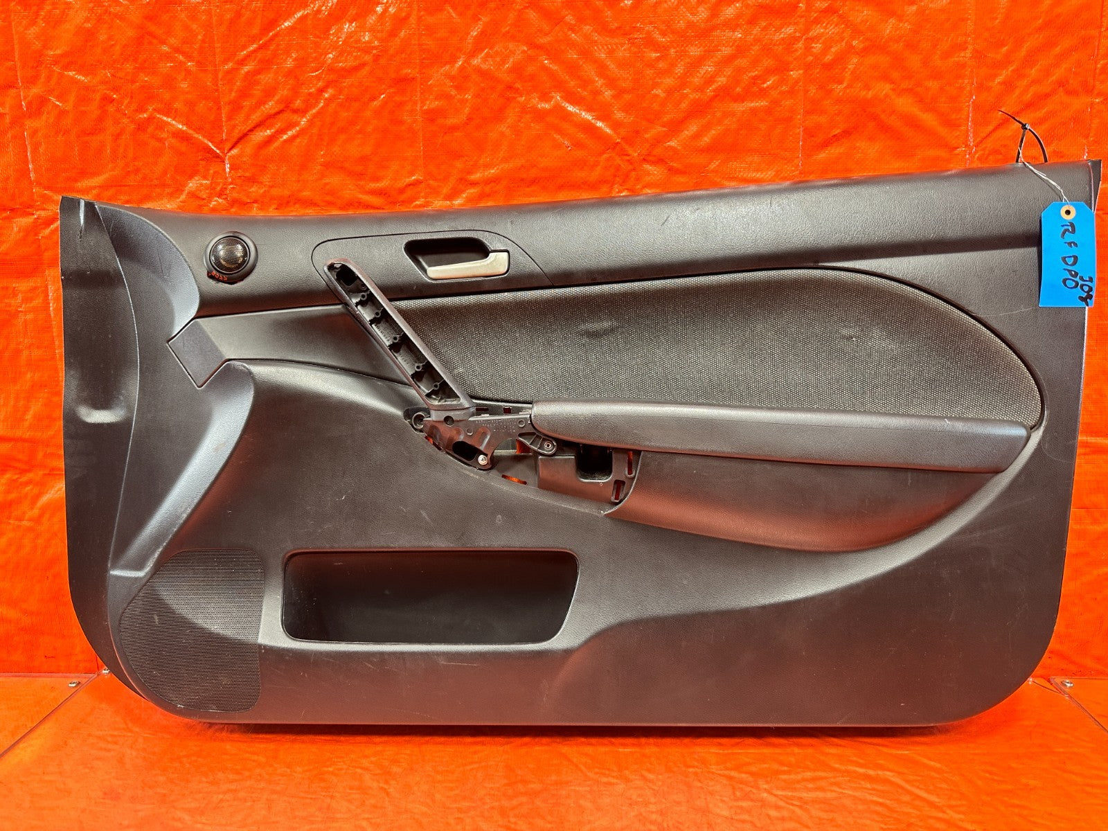 02 03 HONDA CIVIC SI EP3 HATCHBACK PASSENGER RIGHT DOOR PANEL CARD LINER OEM 3080