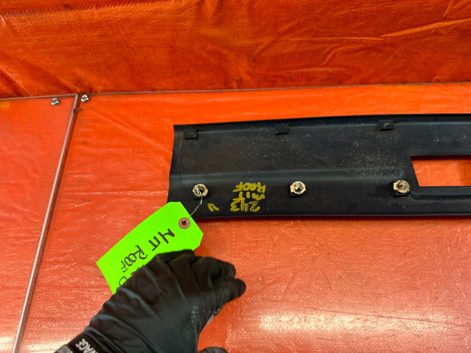 88 91 HONDA CRX   DOME LIGHT MAP LAMP TRIM   BLUE IN COLOR   OEM #2436