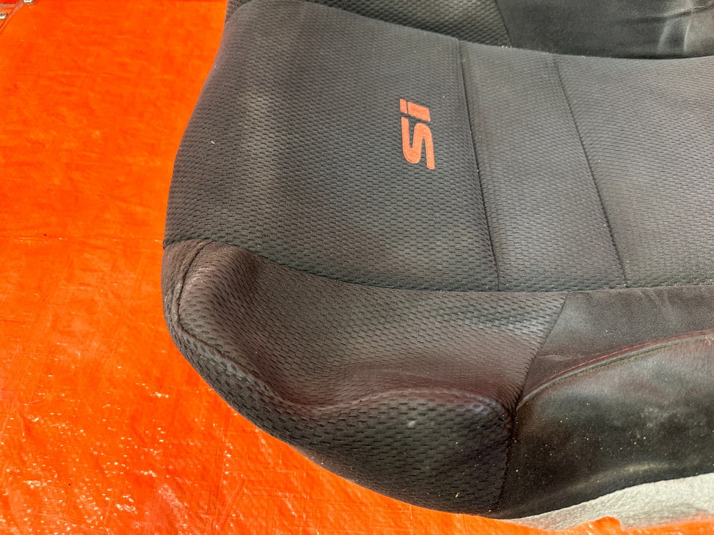 06 11 HONDA CIVIC SI DRIVER LEFT FRONT UPPER SEAT SKIN CLOTH FABRIC COVER OEM 005