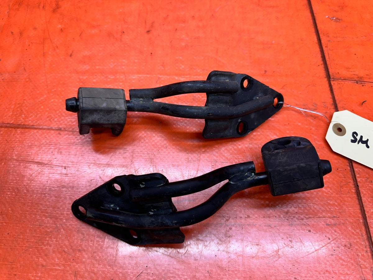 03-08 NISSAN 350Z EXHAUST PIPE HANGER MOUNT BRACKETS HARDWARE SET OEM #3465