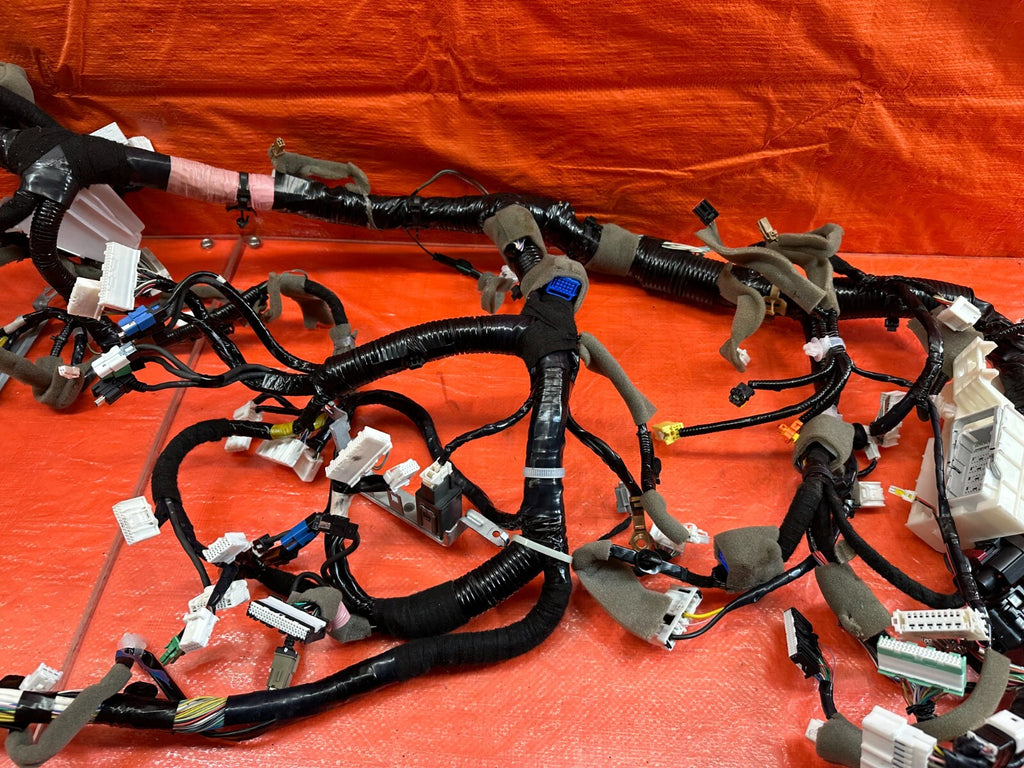 2017 INFINITI Q50 RED SPORT 400 DASH BOARD CLUSTER WIRING HARNESS WIRE LOOM #2223