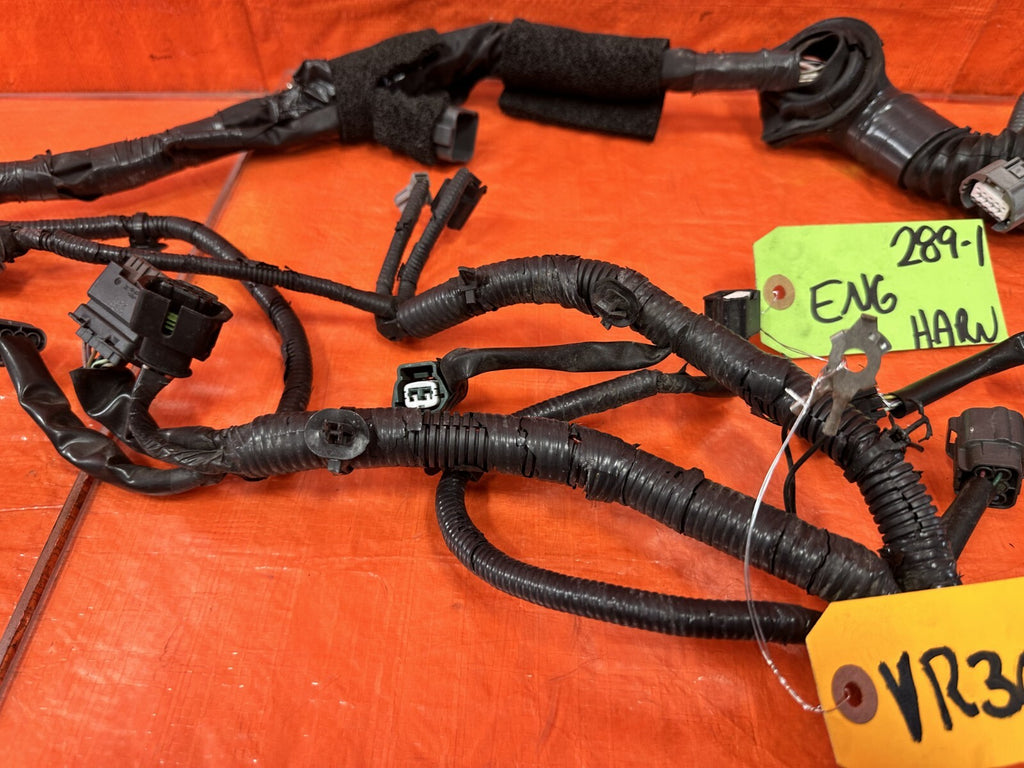 18 19 INFINITI Q60 RED SPORT    RWD   VR30DDTT   ENGINE MOTOR WIRE HARNESS 289 15