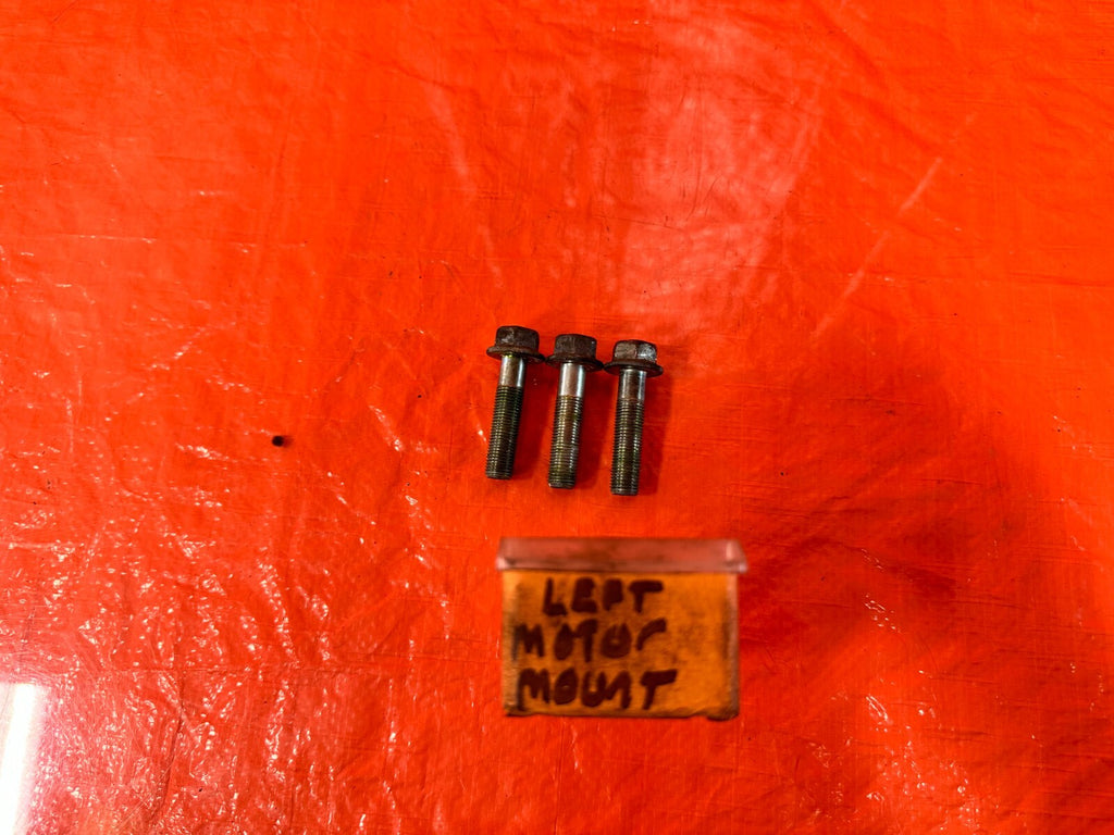 09 14 ACURA TSX   DRIVER LEFT ENGINE MOTOR MOUNT BOLTS HARDWARE   OEM #2790