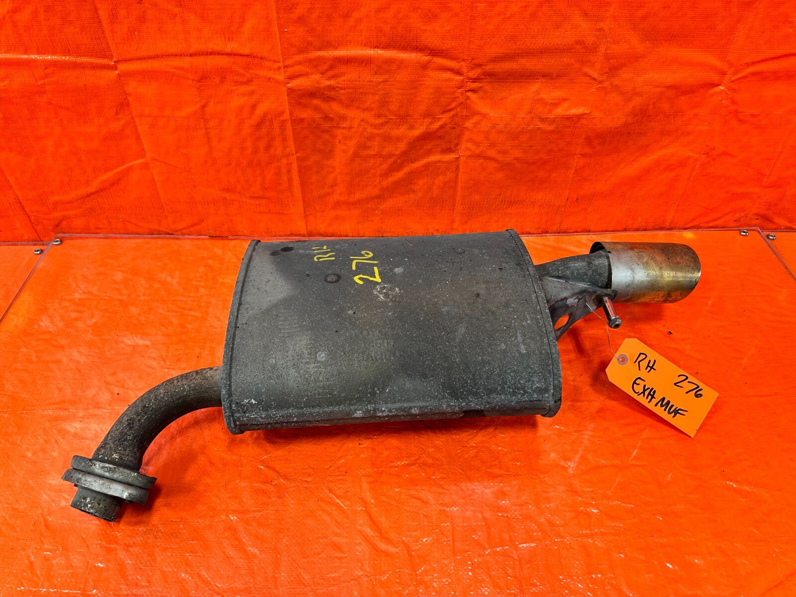 92 00 LEXUS SC300   FACTORY EXHAUST MUFFLER TAIL PIPE PAN   RIGHT SIDE OEM #2760