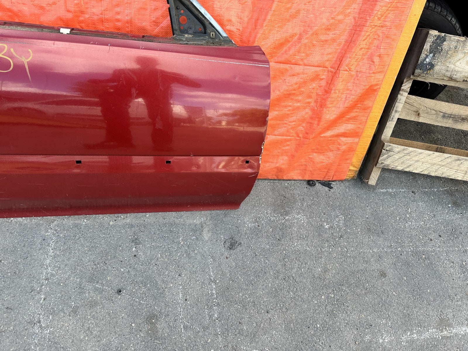 90 91 HONDA CIVIC HATCHBACK   RIGHT DOOR SHELL SKELETON FRAME   OEM 3172