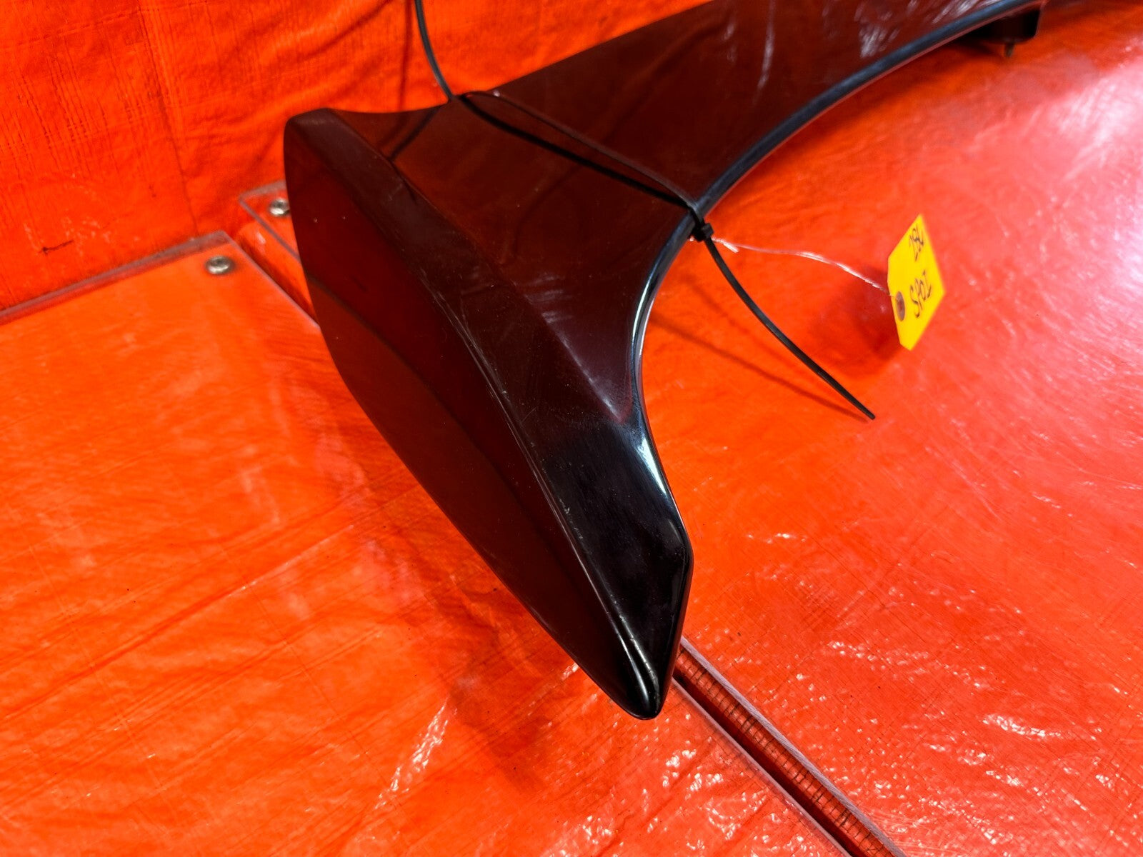 06 11 HONDA CIVIC COUPE   SI FACTORY SPOILER WING   BLACK COLOR OEM FACTORY 2866