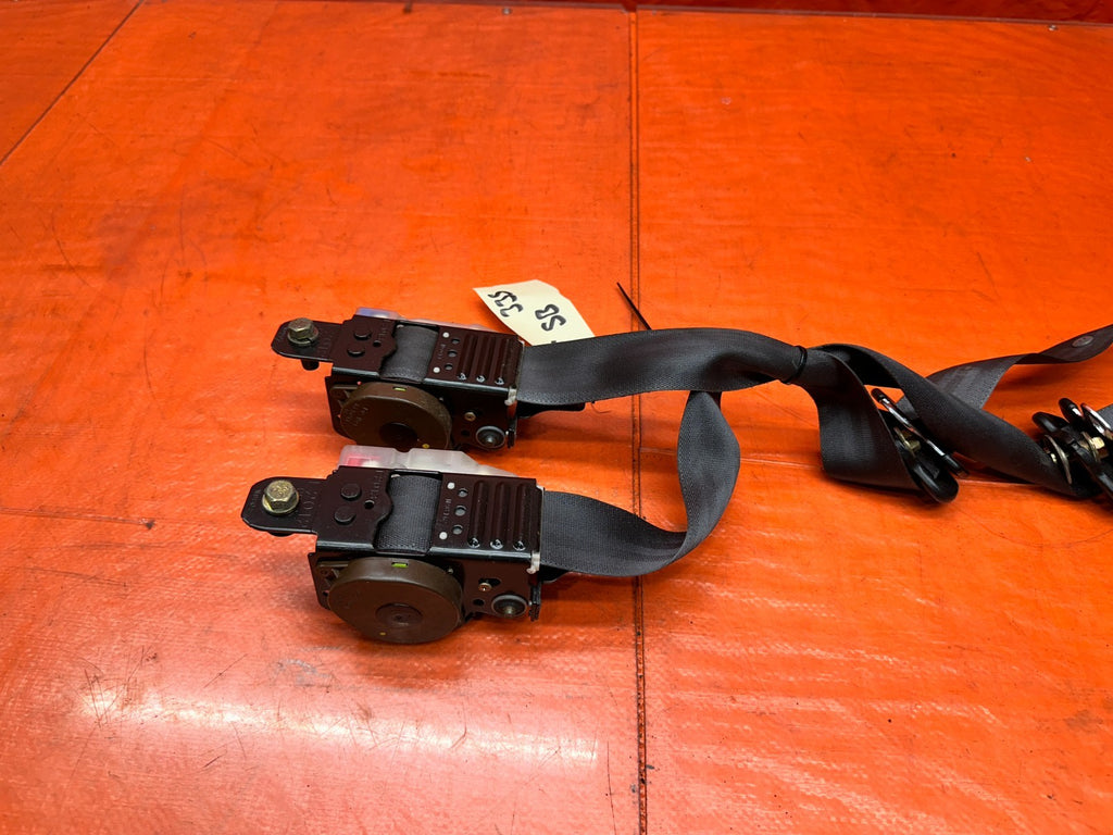 97 01 HONDA PRELUDE 2.2L DRIVER PASSENGER FRONT SEAT BELTS RETRACTOR OEM #3358