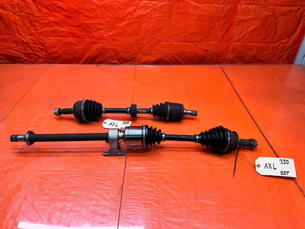 04 08 ACURA TSX 2.4L FRONT CV AXLES AND MIDSHAFT HALF SHAFT OEM #3300